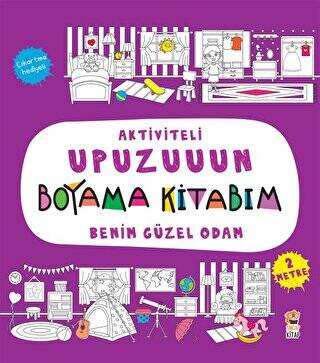 Aktiviteli Upuzuuun Boyama Kitabım: Benim Güzel Odam - 1