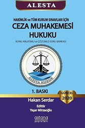 ALESTA - Hakimlik ve Tüm Kurum Sınavları İçin Ceza Muhakemesi Hukuku - 1