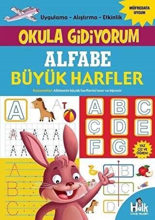 Alfabe Büyük Harfler - Okula Gidiyorum - 1