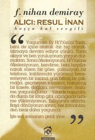 Alıcı: Resul İnan Hoşça Kal Sevgili - 1