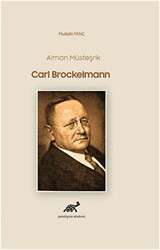 Alman Müsteşrik Carl Brockelmann - 1