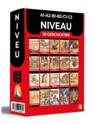 Almanca Hikaye 20’Lİ Hikaye Seti Kutu Tanıtım A1-A2-B1-B2-C1-C2 Seviyelerinde Kare Kod Okumalı - 1