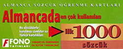 Almancada İlk 1000 Sözcük Kartları - 1