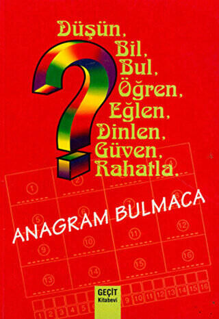 Anagram Bulmaca - 1