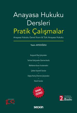 Anayasa Hukuku Dersleri Pratik Çalışmalar - 1