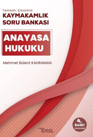 Anayasa Hukuku Tamamı Çözümlü Kaymakamlık Soru Bankası - 1