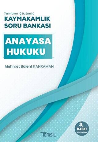 Anayasa Hukuku Tamamı Çözümlü Kaymakamlık Soru Bankası - 2