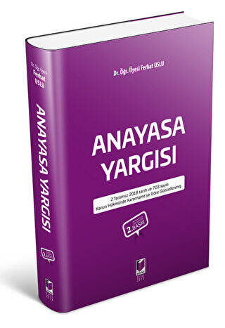 Anayasa Yargısı - 1