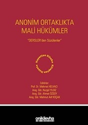 Anonim Ortaklıkta Mali Hükümler - 1