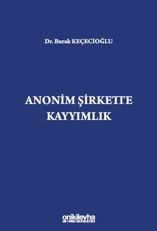 Anonim Şirkette Kayyımlık - 1