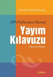 APA Yayım Kılavuzu - 1