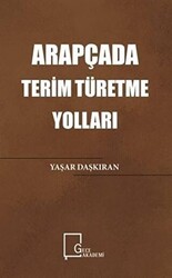 Arapçada Terim Türetme Yolları - 1