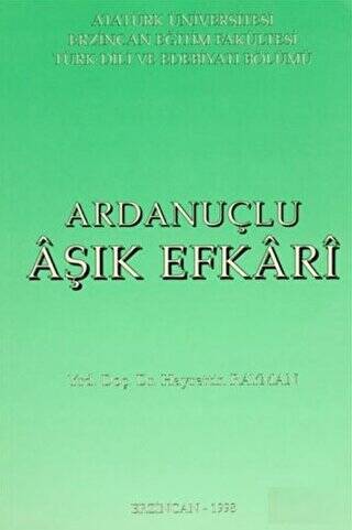 Ardanuçlu Aşık Efkari - 1