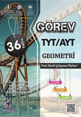 Armada Görev TYT AYT Geometri Yeni Nesil Çalışma Föyleri - 1