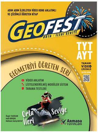 Armada YKS TYT AYT Geofest Orta İleri Seviye Soru Kitabı - 1