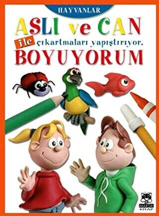 Aslı ve Can ile Çıkartmaları Yapıştırıyor, Boyuyorum - Hayvanlar - 1