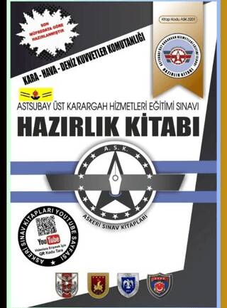 Astsubay Üst Karargah Hizmetleri Eğitimi AÜKHE Sınavına Hazırlık Kitabı - 1