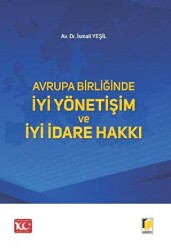 Avrupa Birliğinde İyi Yönetişim ve İyi İdare Hakkı - 1