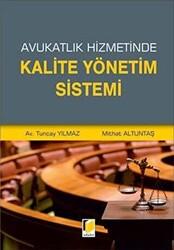 Avukatlık Hizmetinde Kalite Yönetim Sistemi - 1