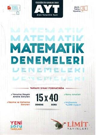 AYT 15`li Matematik Denemeleri - 1