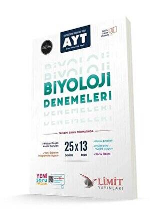 AYT 25`li Biyoloji Deneme - 1