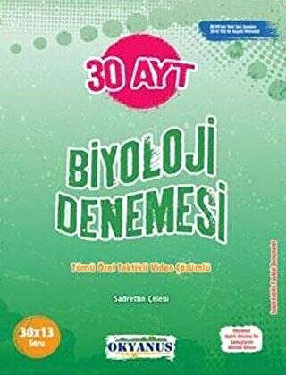 AYT 30 Biyoloji Denemesi - 1