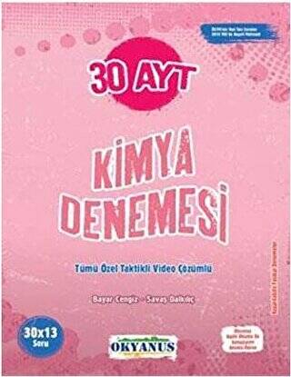 AYT 30 Kimya Denemesi - 1