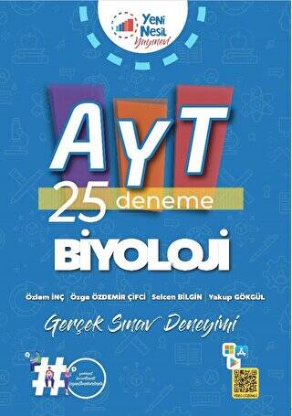 AYT Biyoloji 25 Deneme Sınavı - 1