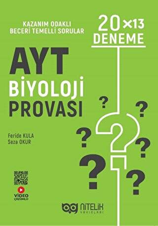 AYT Biyoloji Provası 20 X 13 Deneme - 1