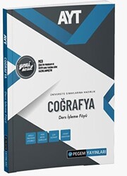 AYT Coğrafya Ders İşleme Föyü - 1