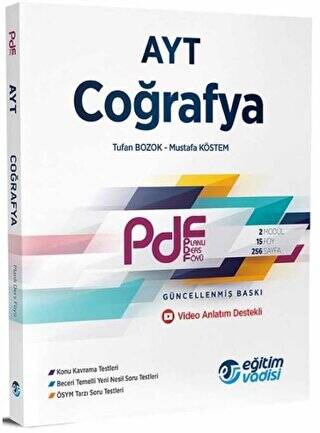 AYT Coğrafya PDF Planlı Ders Föyü - 1