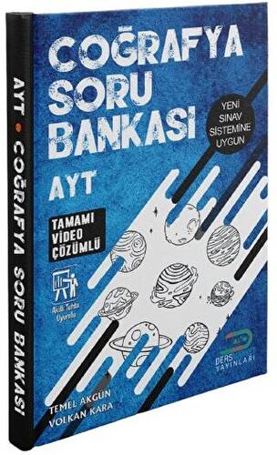 AYT Coğrafya Soru Bankası Video Çözümlü - 1