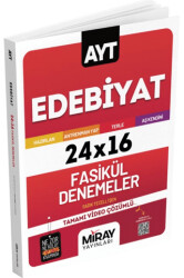 AYT Edebiyat 24x16 Fasikül Denemeler - 1