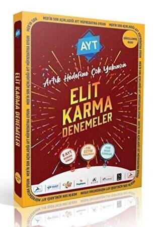 AYT Elit Karma 8 Fasikül Video Çözümlü Deneme PRF Paraf Yayınları - 1