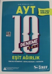 AYT - Eşit Ağırlık 10 Deneme Seti - 1