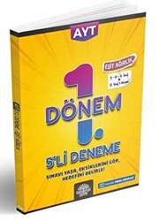 AYT Eşit Ağırlık 1.Dönem 5`li Deneme - 1