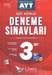 AYT Eşit Ağırlık 3 Deneme - 1