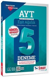 AYT Eşit Ağırlık Çözümlü 5 Deneme - 1