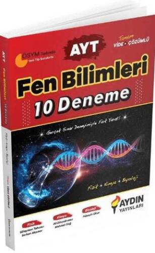 AYT Fen Bilimleri 10 Deneme Video Çözümlü - 1