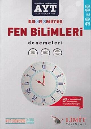 AYT Fen Bilimleri Kronometre 20x40 Denemeleri - 1