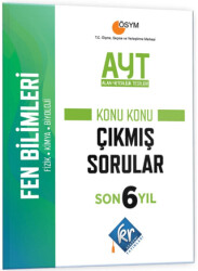 AYT Fen Bilimleri Son 6 Yıl Konu Konu Çıkmış Sorular - 1