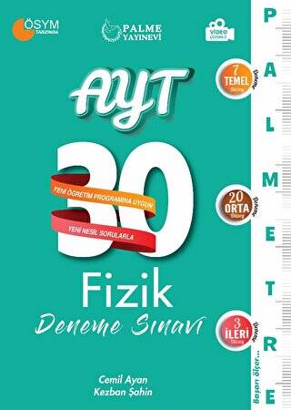 AYT Fizik 30 Deneme Sınavı - 1