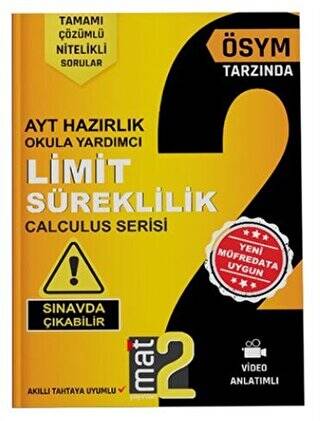 AYT Hazırlık Okula Yardımcı Limit Süreklilik Calculus Serisi - 1