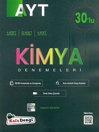 AYT Kimya 30` lu Deneme - 1