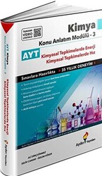 AYT Kimya Konu Anlatım Modülü 3 Kimyasal Tepkimelerde Enerji-Hız - 1