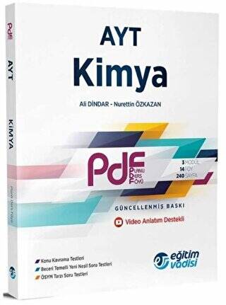 AYT Kimya PDF Planlı Ders Föyü - 1