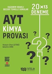 AYT Kimya Provası 20x13 Deneme Nitelik Yayınları - 1