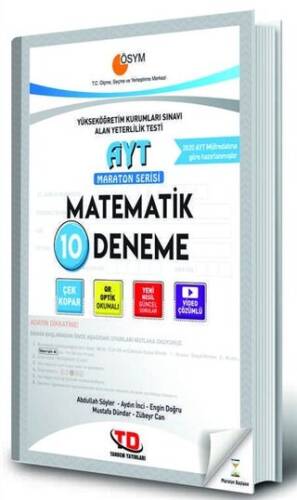 AYT Maraton Serisi Matematik 10 Deneme - 1