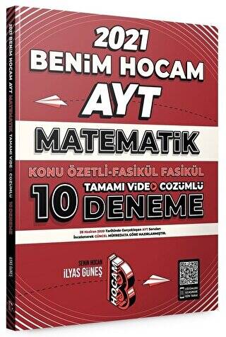 AYT Matematik Konu Özetli Fasikül Fasikül Tamamı Video Çözümlü 10 Deneme Sınavı - 1