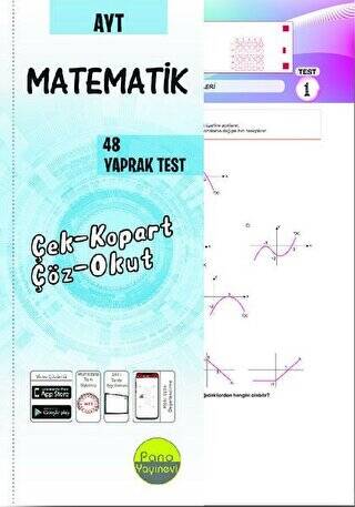 AYT Matematik Yaprak Testleri Çek Kopart - 1